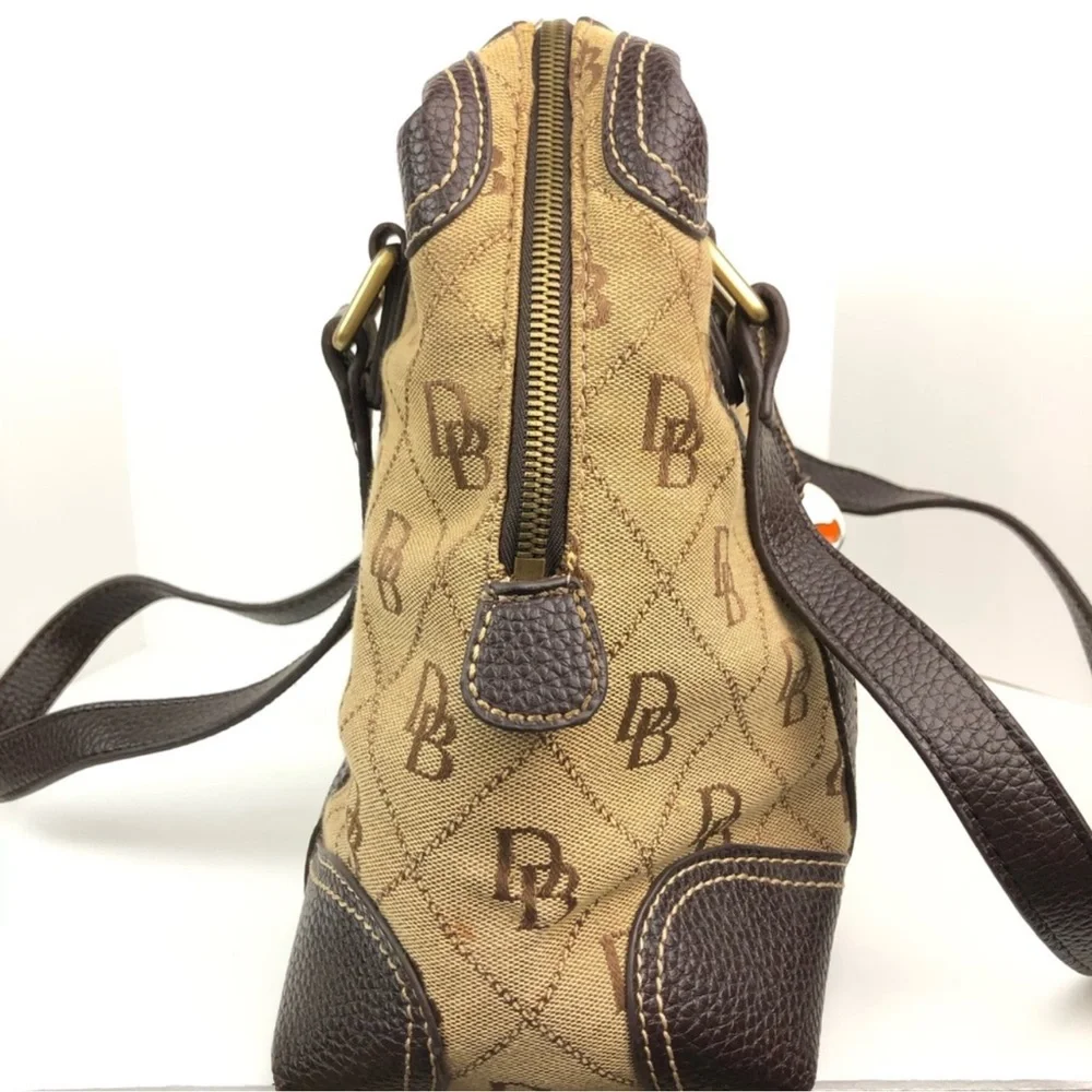 Dooney & Bourke Handbag Purse Classic Signature Monogram Canvas purse - Picture 7 of 12